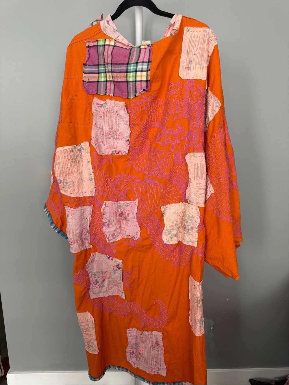 Magnolia Pearl Dharma Dragon Embroidered Kimona Jacket 809 Marmalade - Picture 3 of 6